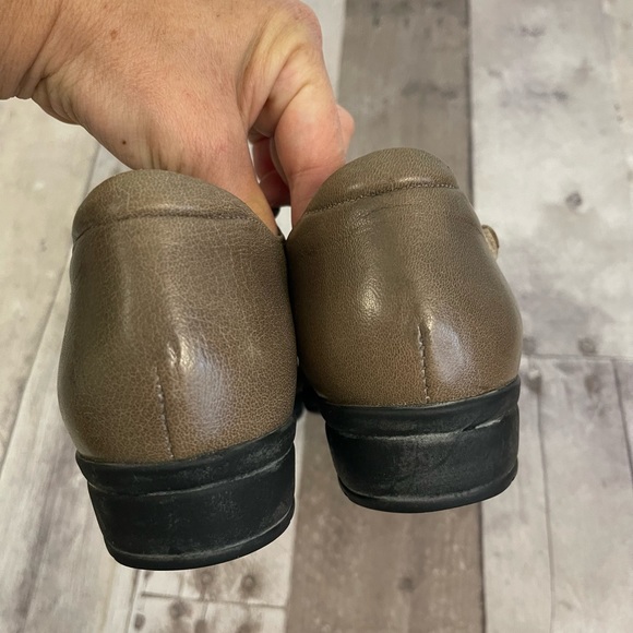 BeautiFeel Pleasure Mary Jane Leather Flats Comfort Shoes Gray 44233 - Picture 8 of 13